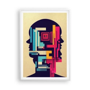 Poster in een witte lijst - Nieuwe banden - 70x100 cm