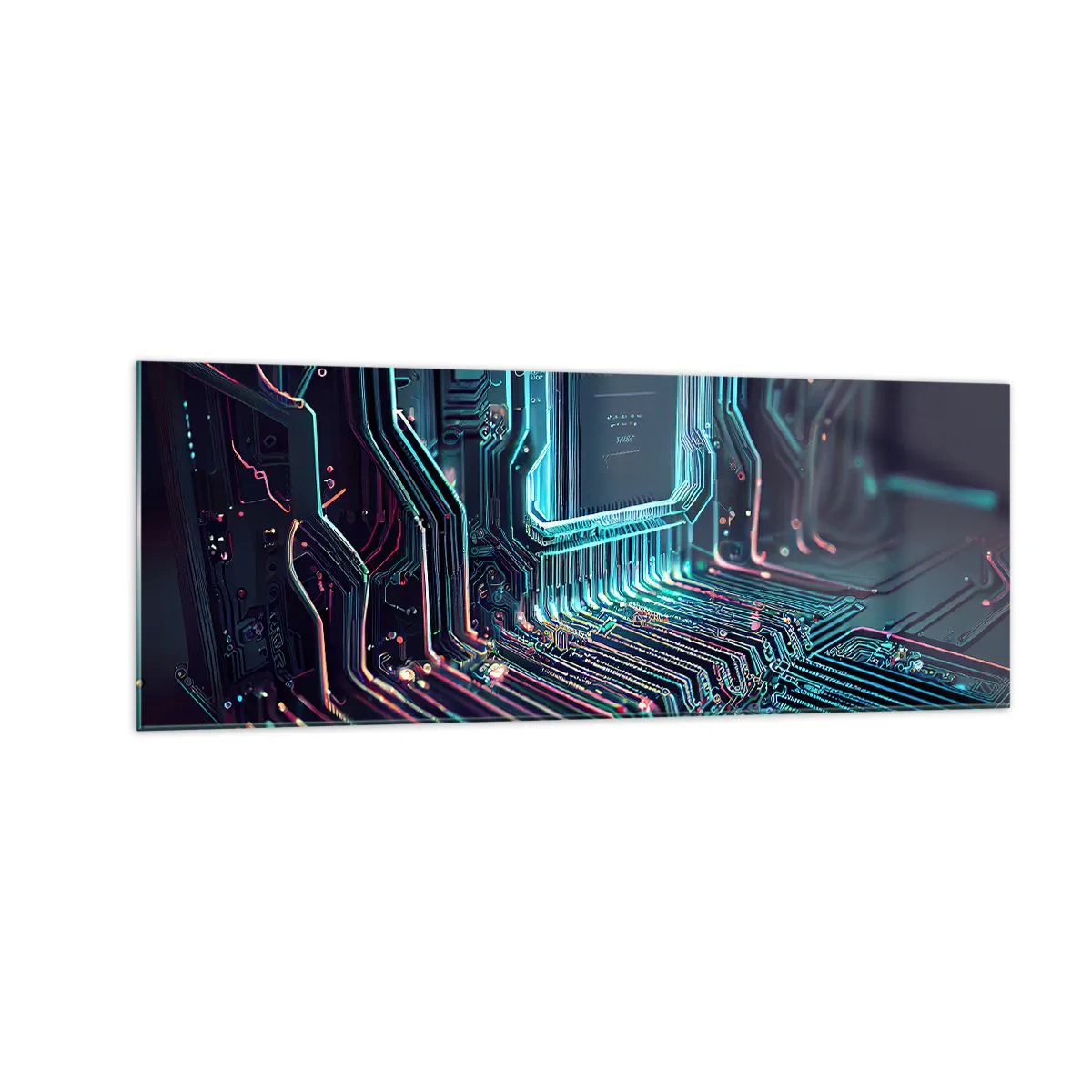 Schilderen op glas - Ik ben aan het denken… - 140x50 cm