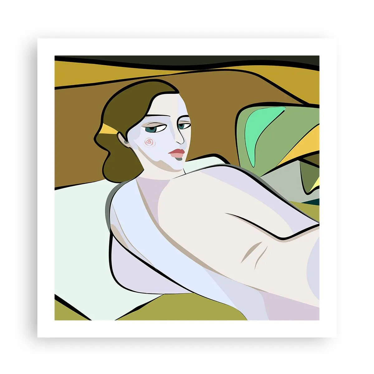 Poster - Intiem portret - 60x60 cm