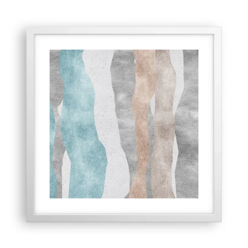 Poster in een witte lijst - Een studie van nabijheid - 40x40 cm