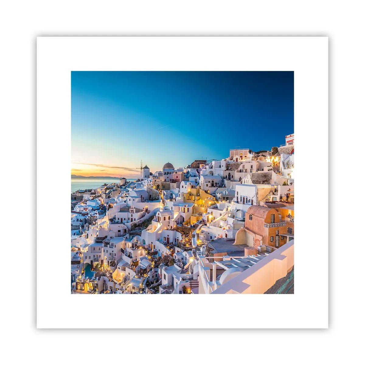 Poster - De essentie van Grieksheid - 30x30 cm