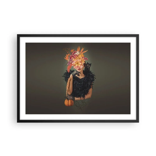 Poster in een zwarte lijst - De spreuk van een heks - 70x50 cm