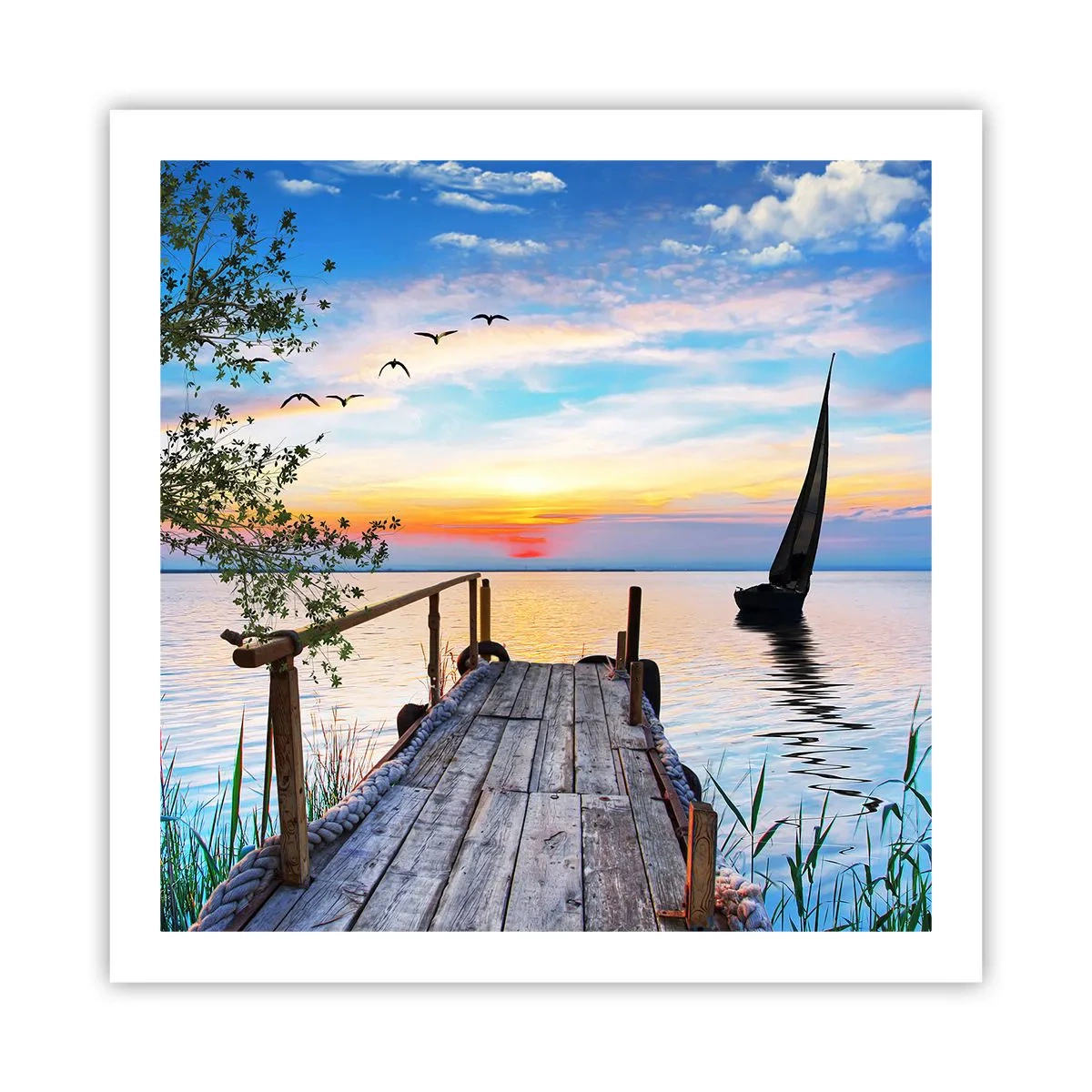 Poster - Goedeavond - 60x60 cm