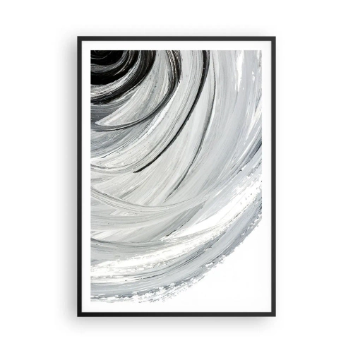 Poster in een zwarte lijst - Orbitale samenstelling - 70x100 cm