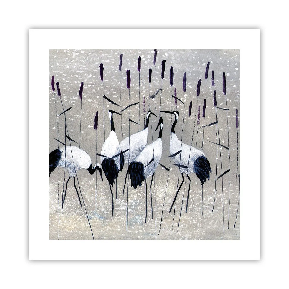 Poster - Onder hun eigen - 40x40 cm