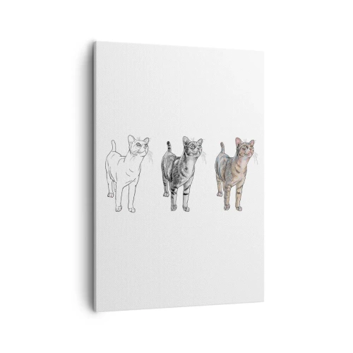 Schilderen op canvas - Les tekenen - 50x70 cm