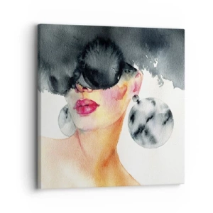 Schilderen op canvas - Het geheim van elegantie - 30x30 cm