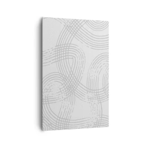 Schilderen op canvas - Er is geen rechte weg - 80x120 cm