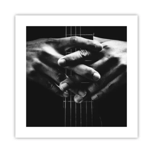 Poster - Gebed van de kunstenaar - 40x40 cm