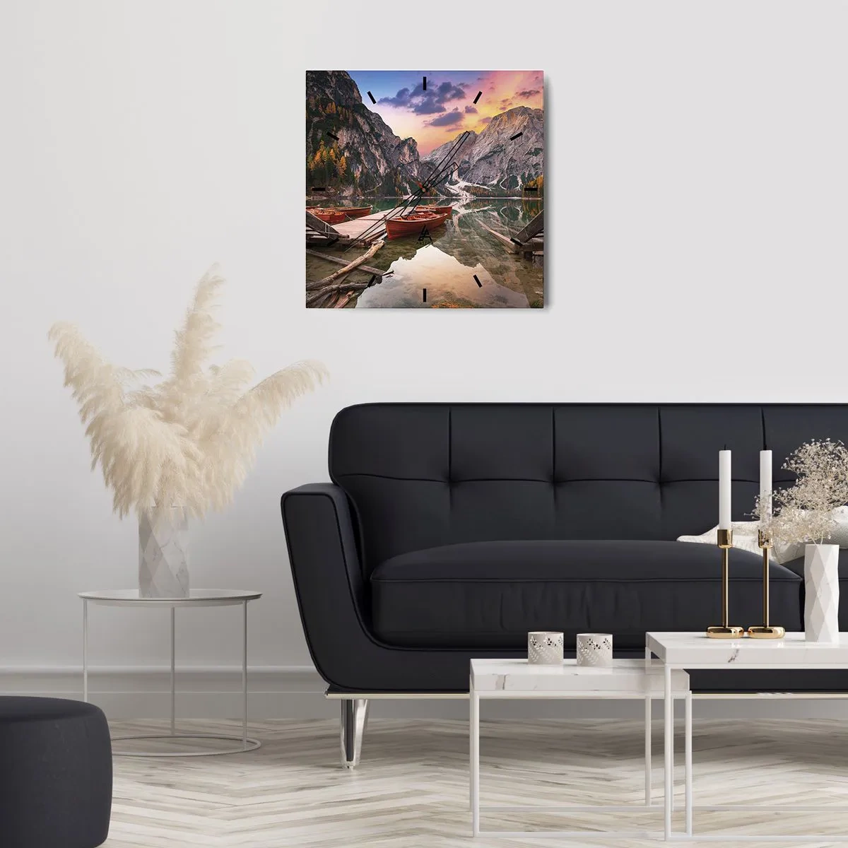 Wandklok - Klok - Belofte van de dag - 40x40 cm