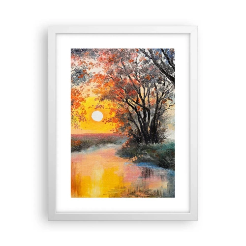 Poster in een witte lijst - Herfst vibes - 30x40 cm