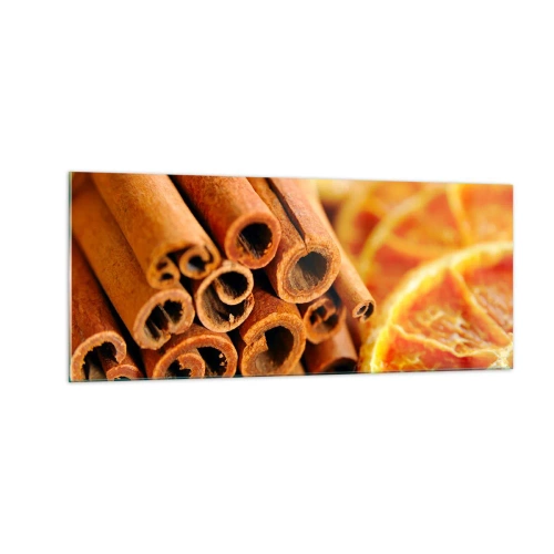 Schilderen op glas - Kun je hun geur ruiken? - 100x40 cm