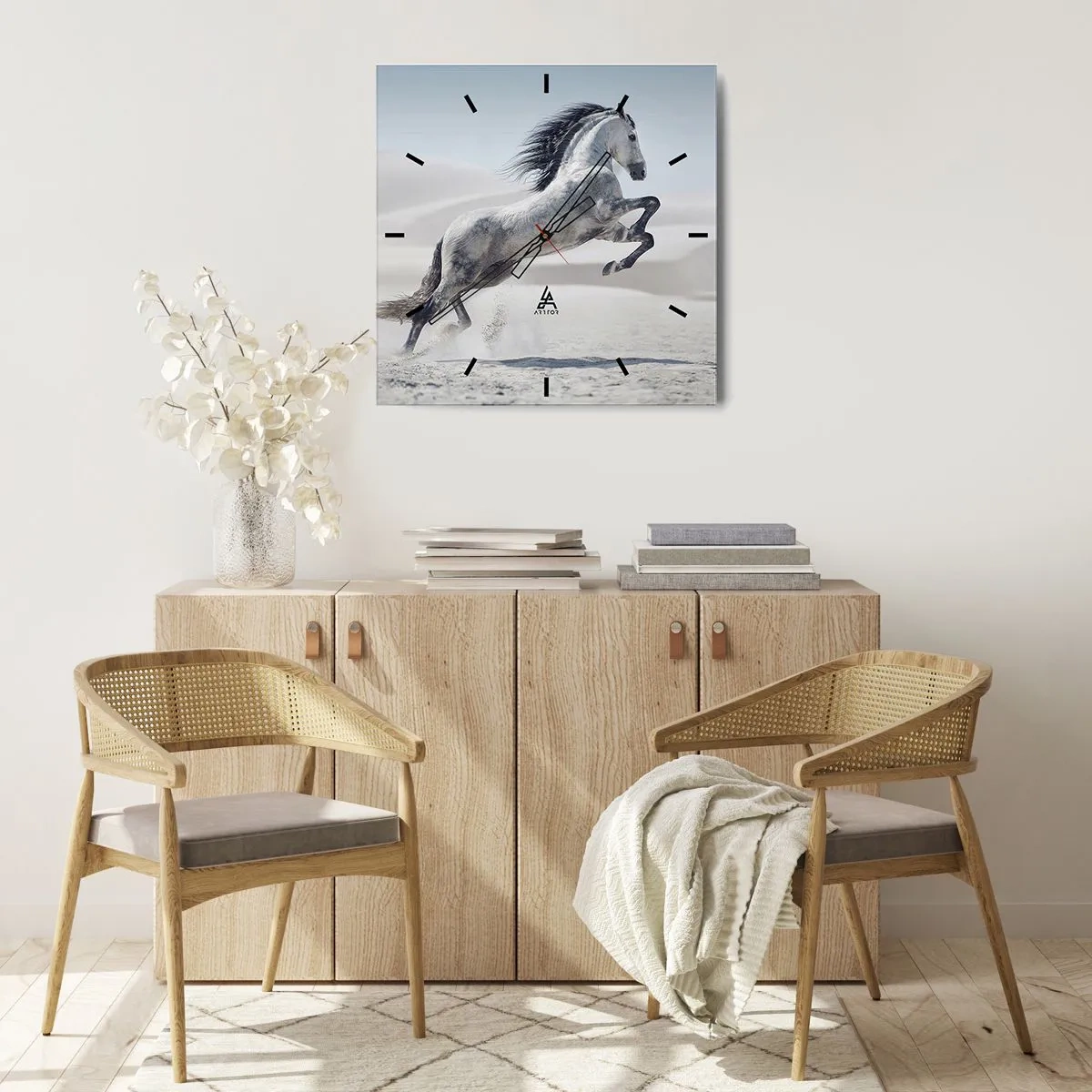 Wandklok - Klok - Arabische prins - 30x30 cm