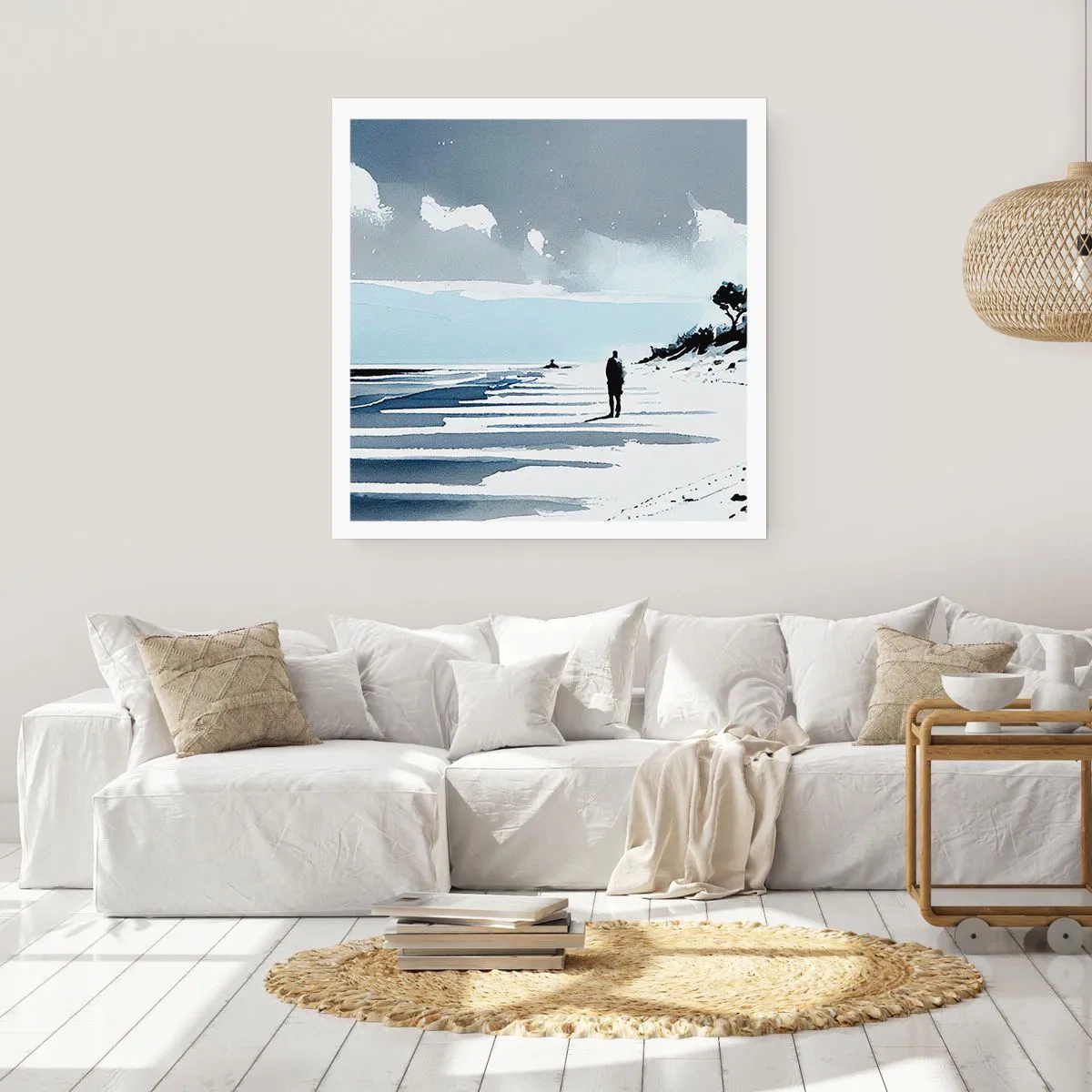Poster - Alleen - 50x50 cm