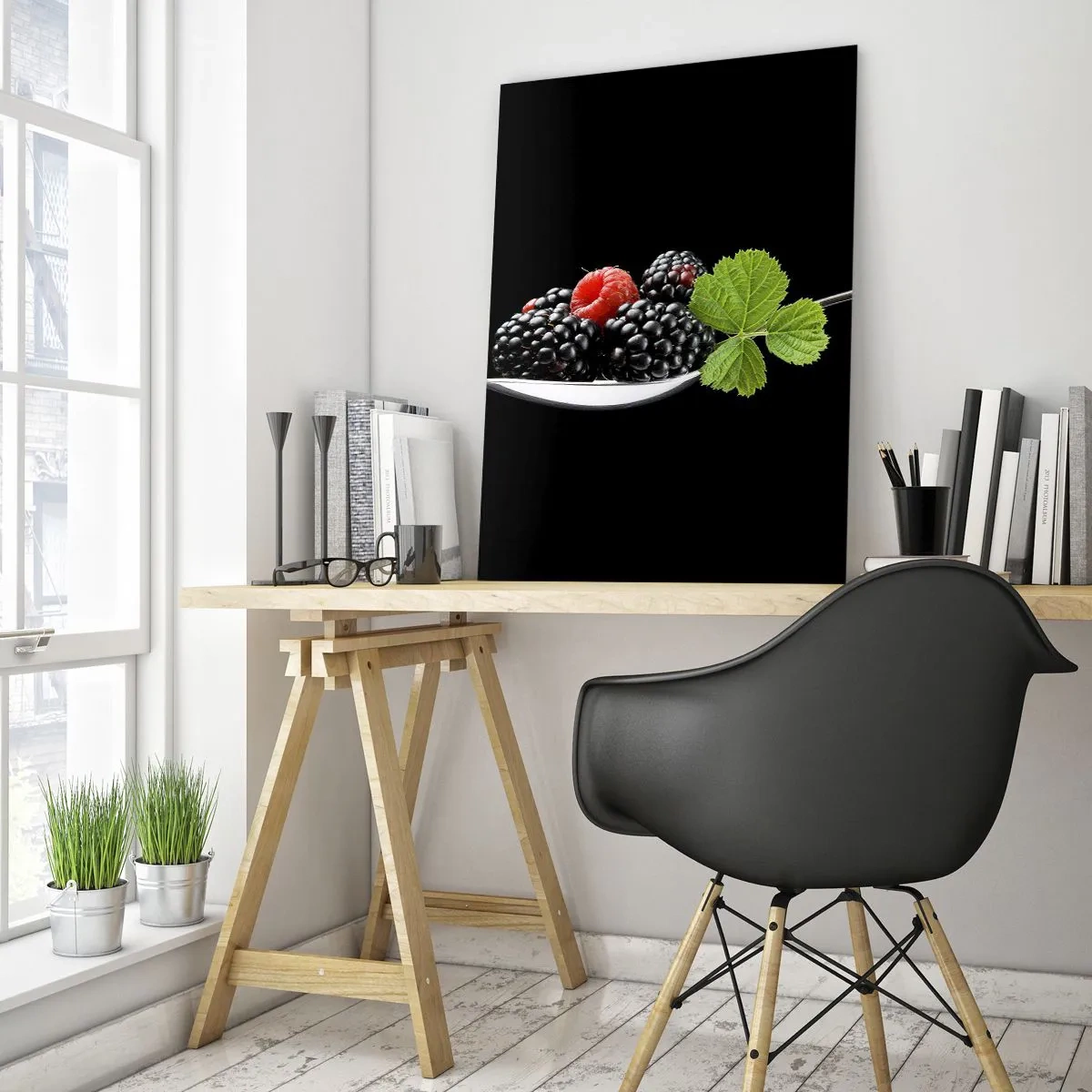 Schilderen op glas - De smaak van versheid - 50x70 cm