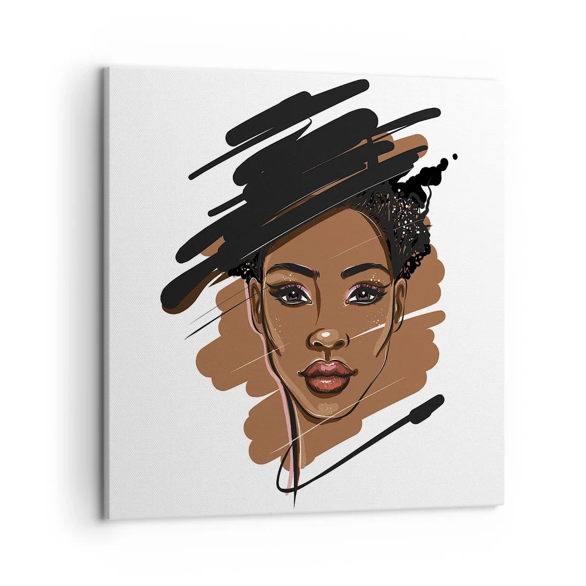 Schilderen op canvas - Zoet als chocolade - 50x50 cm