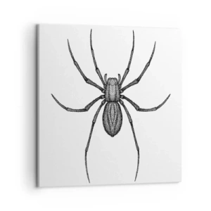 Schilderen op canvas - Verontrustende precisie - 50x50 cm