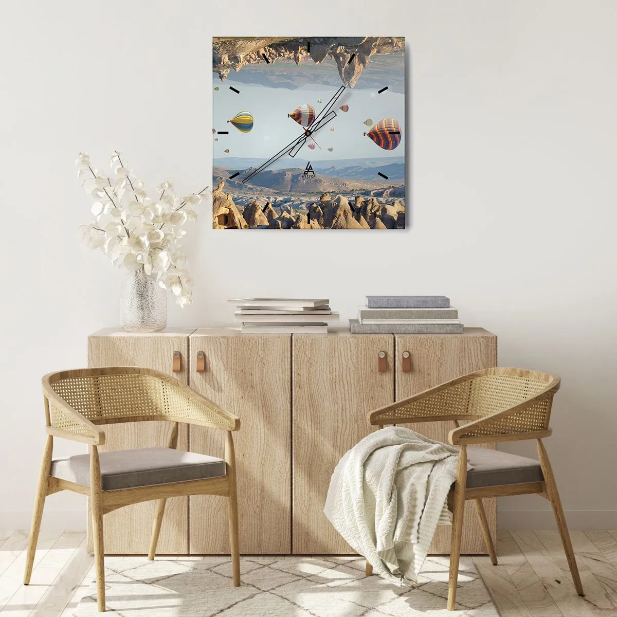 Wandklok - Klok - Alles is hier mogelijk - 40x40 cm