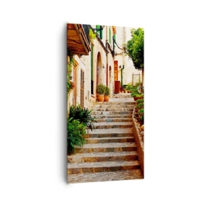 Schilderen op canvas - De charme van een Spaanse vakantie - 65x120 cm