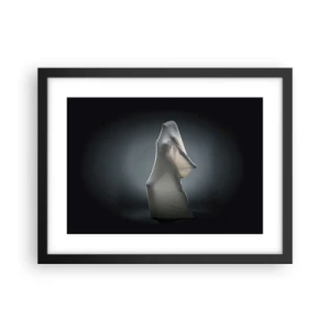 Poster in een zwarte lijst - Verborgen verlangens - 40x30 cm