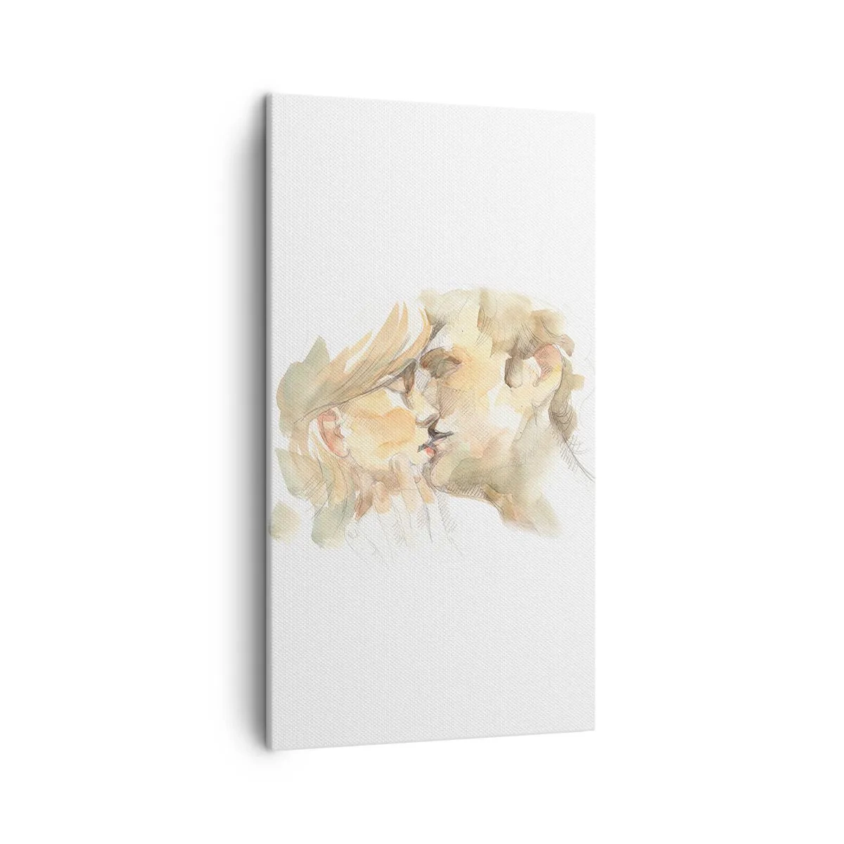 Schilderen op canvas - De helft gevonden? - 45x80 cm