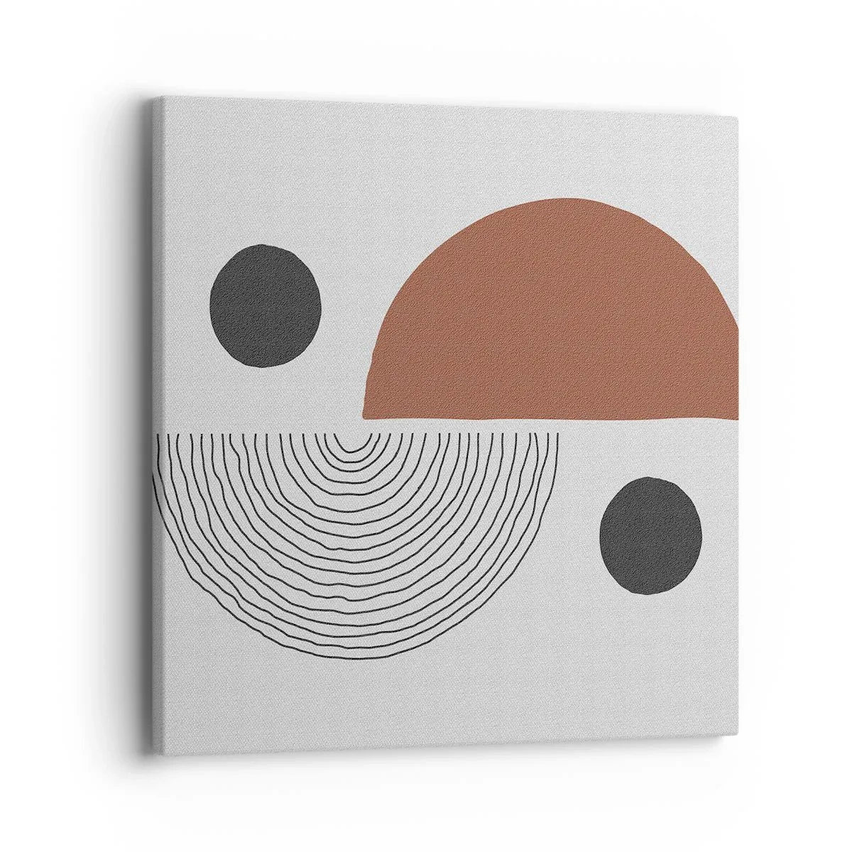 Schilderen op canvas - Perfectie van het wiel - 40x40 cm