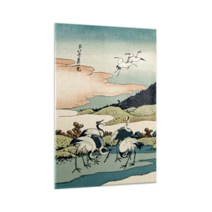 Schilderen op glas - In de Japanse geest - 70x100 cm