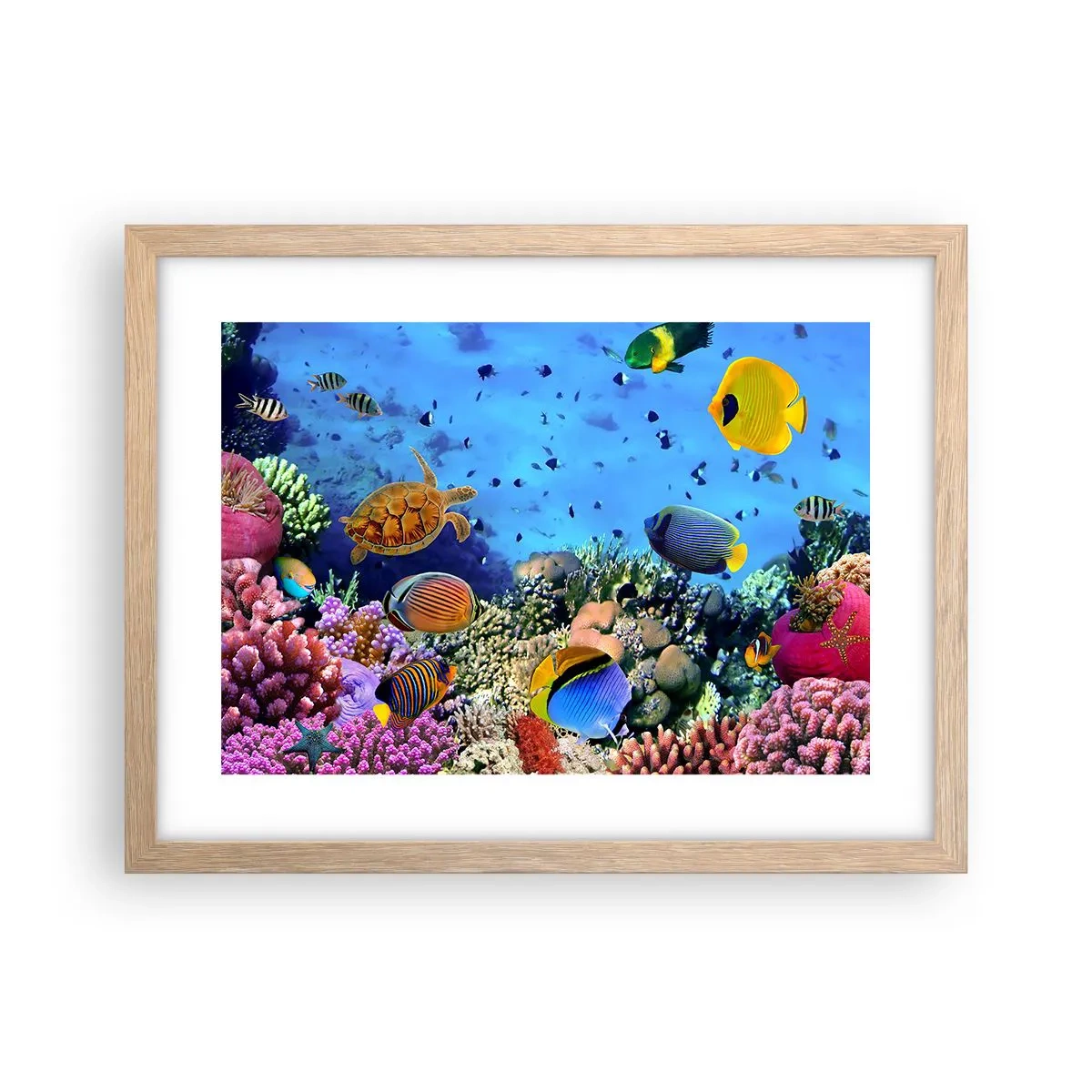 Een poster in een licht eiken lijst - En wat weten we over het leven... - 40x30 cm