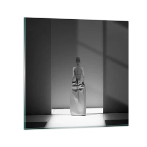 Schilderen op glas - Verfijnde eenvoud - 40x40 cm