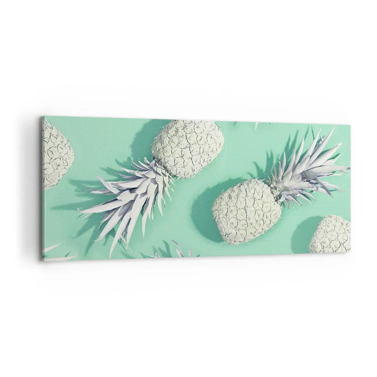 Schilderen op canvas - Het gaat goed met munt - 100x40 cm