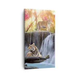 Schilderen op canvas - Surrealistisch landschap - 45x80 cm