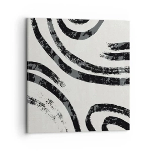 Schilderen op canvas - Half gestopt - 70x70 cm