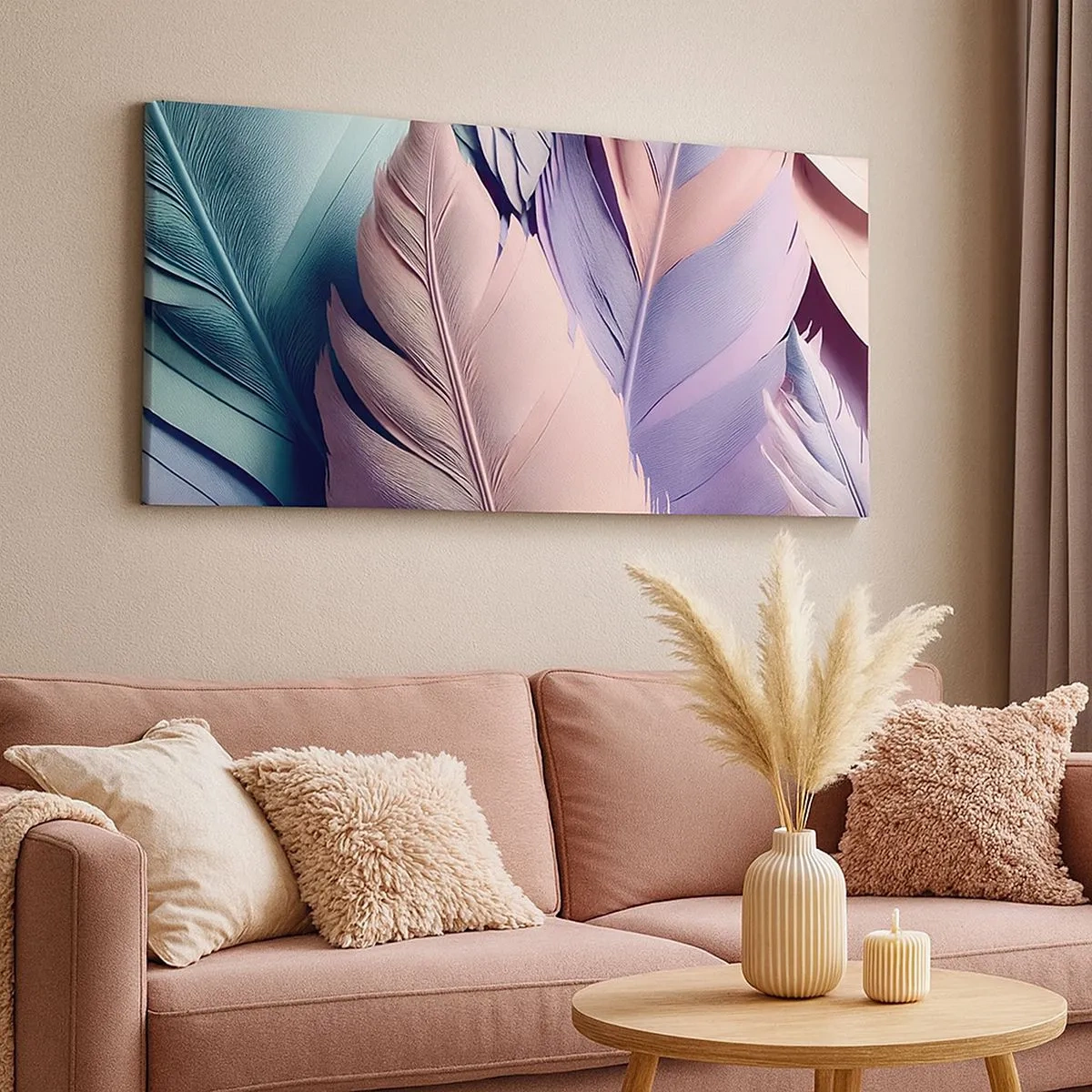 Schilderen op canvas - Vogel chique - 100x40 cm