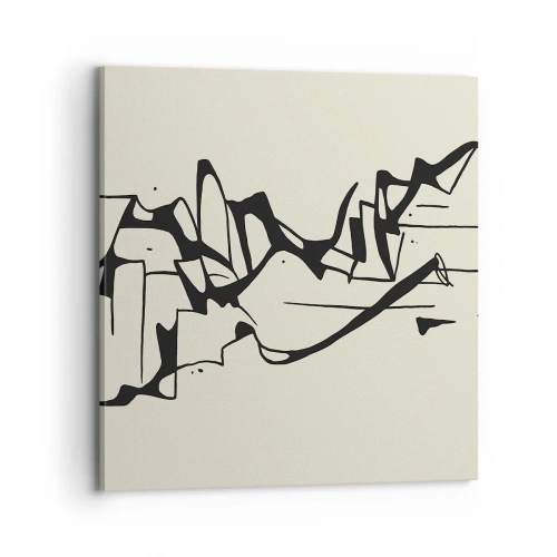 Schilderen op canvas - Misschien een landschap - 70x70 cm