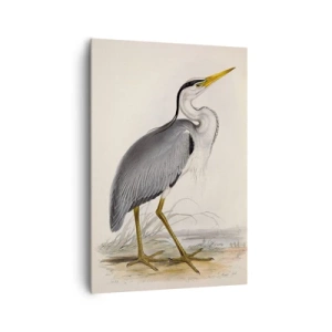 Schilderen op canvas - Charmes van de reiger - 70x100 cm