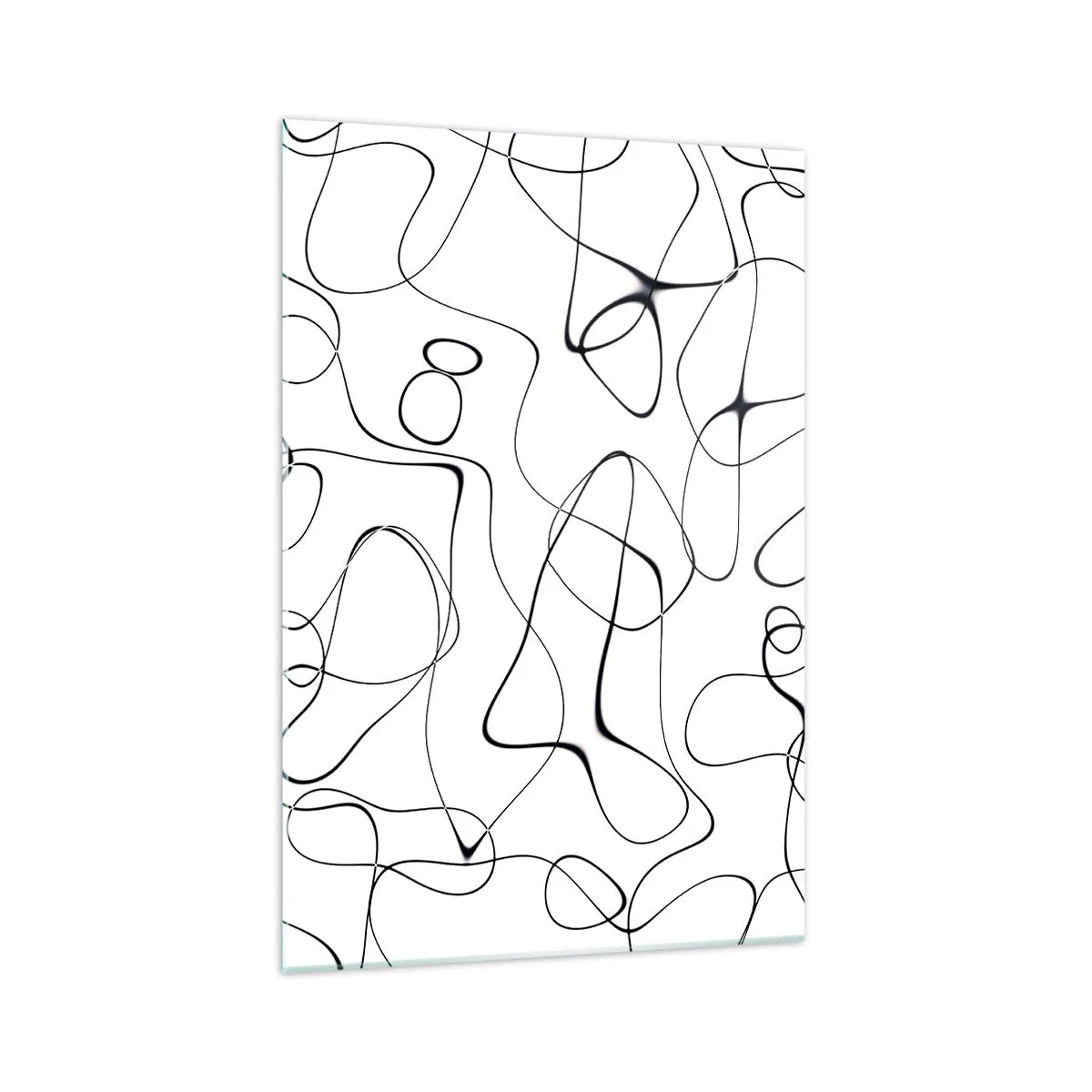 Schilderen op glas - Levenspaden, wisselvalligheden - 70x100 cm