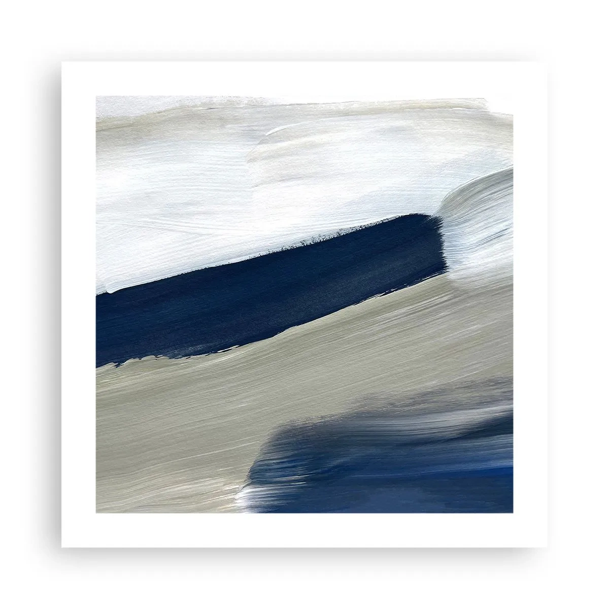 Poster - Ontmoeting met witheid - 50x50 cm