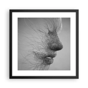 Poster in een zwarte lijst - De geest van de wind - 40x40 cm