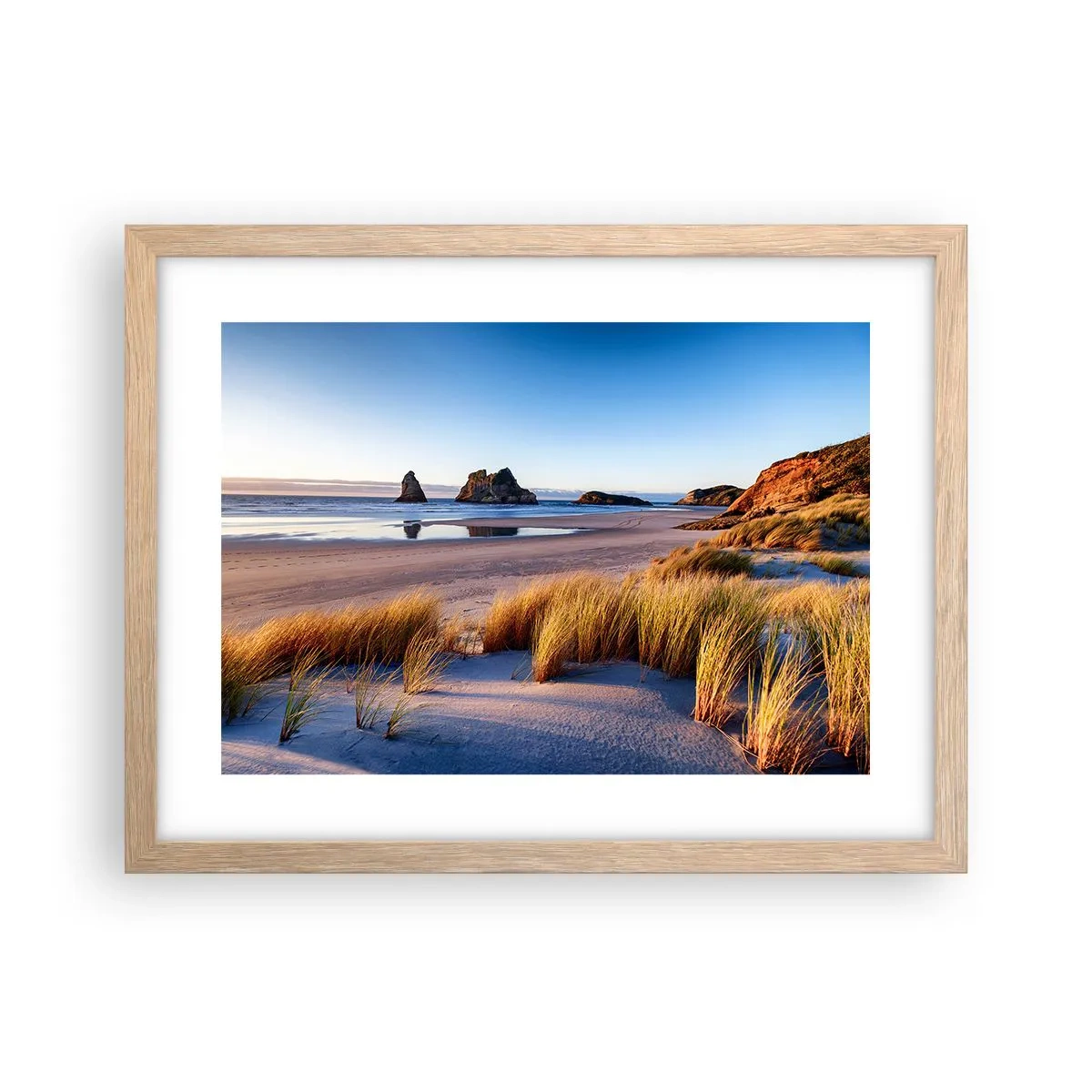 Een poster in een licht eiken lijst - Voor rustzoekers - 40x30 cm