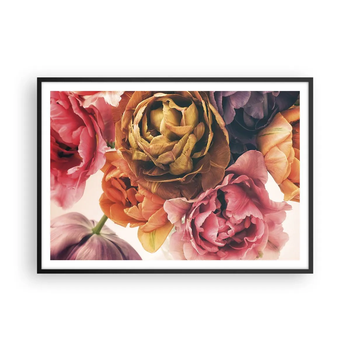 Poster in een zwarte lijst - Een viering van het leven - 100x70 cm