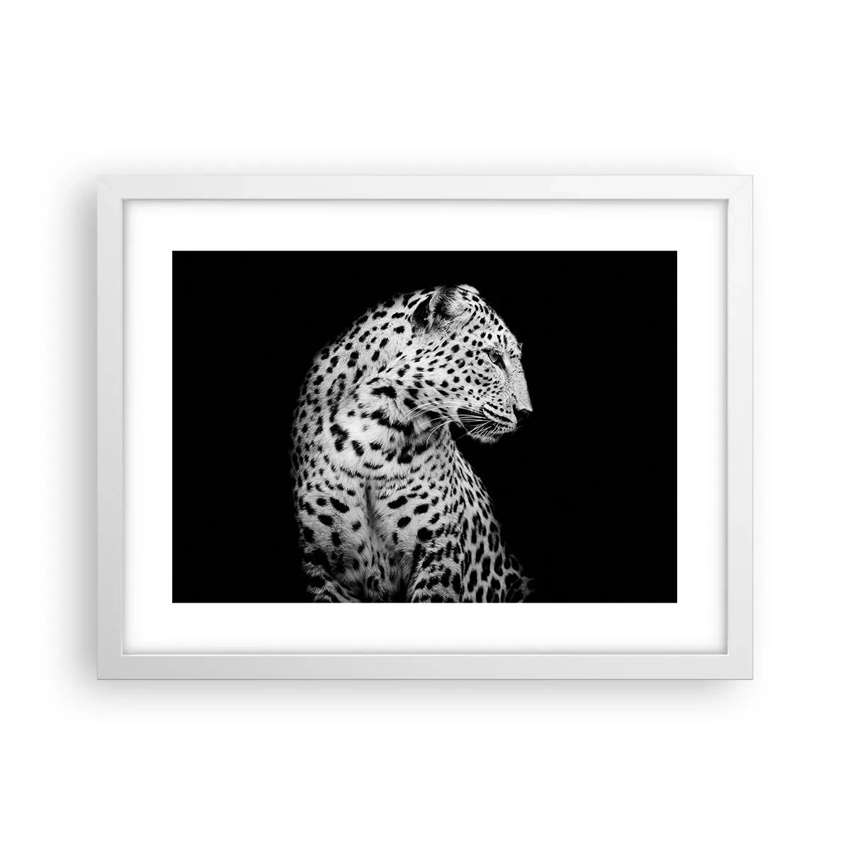 Poster in een witte lijst - Juist profiel perfect! - 40x30 cm