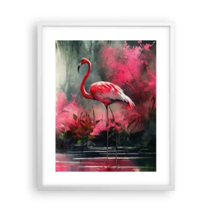 Poster in een witte lijst - Een les in natuurlijke gratie - 40x50 cm