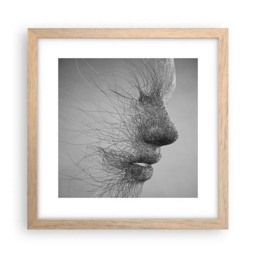 Een poster in een licht eiken lijst - De geest van de wind - 30x30 cm