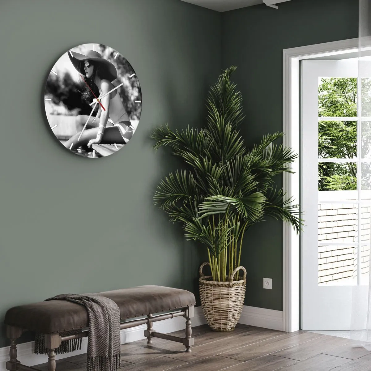 Wandklok - Klok - Zomerdroom - 40x40 cm