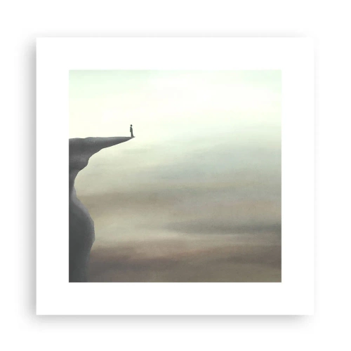 Poster - Omhoog, natuurlijk! - 30x30 cm