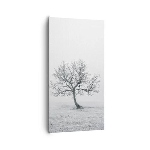 Schilderen op canvas - Tegen het niets - 65x120 cm