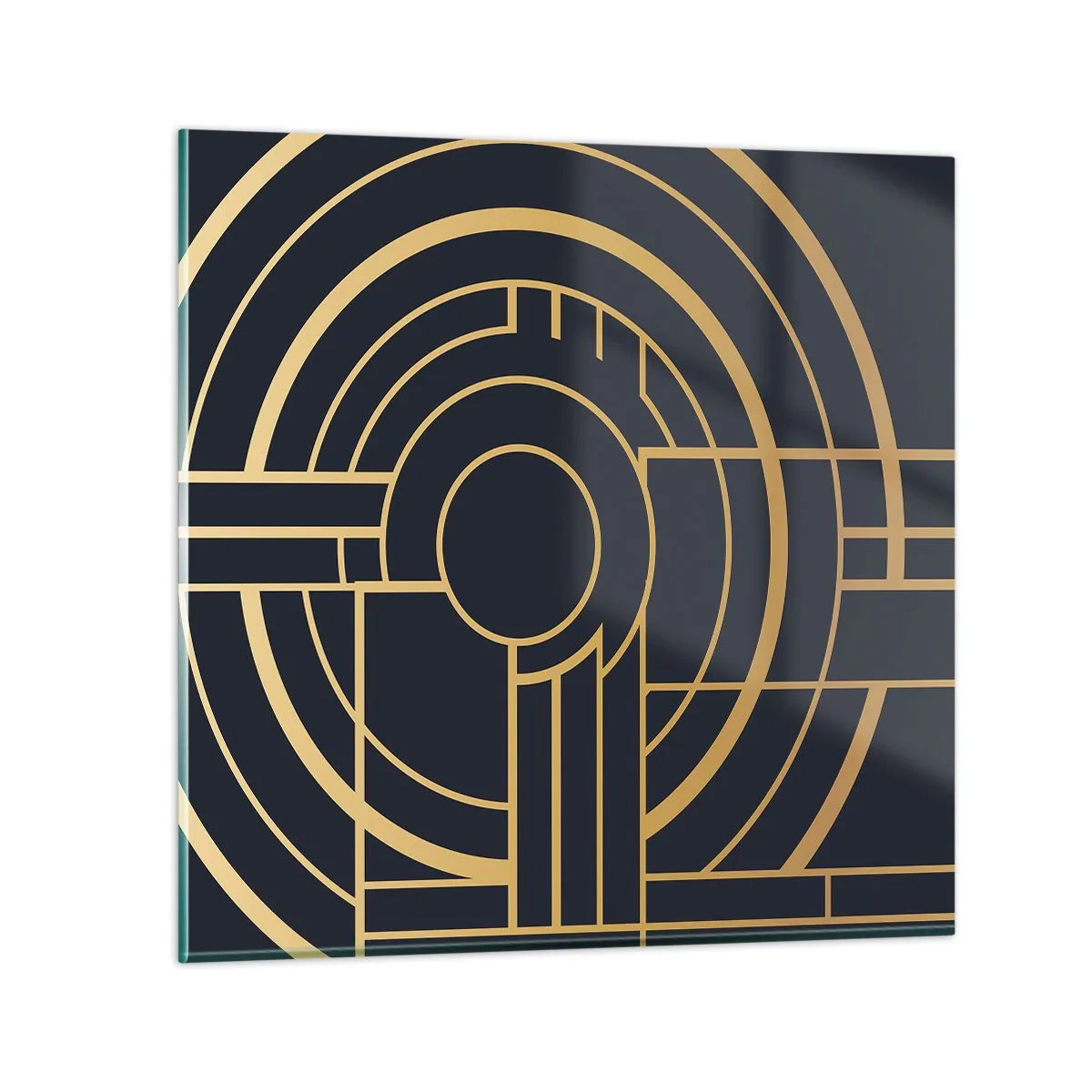 Schilderen op glas - Draaien van dingen - 70x70 cm