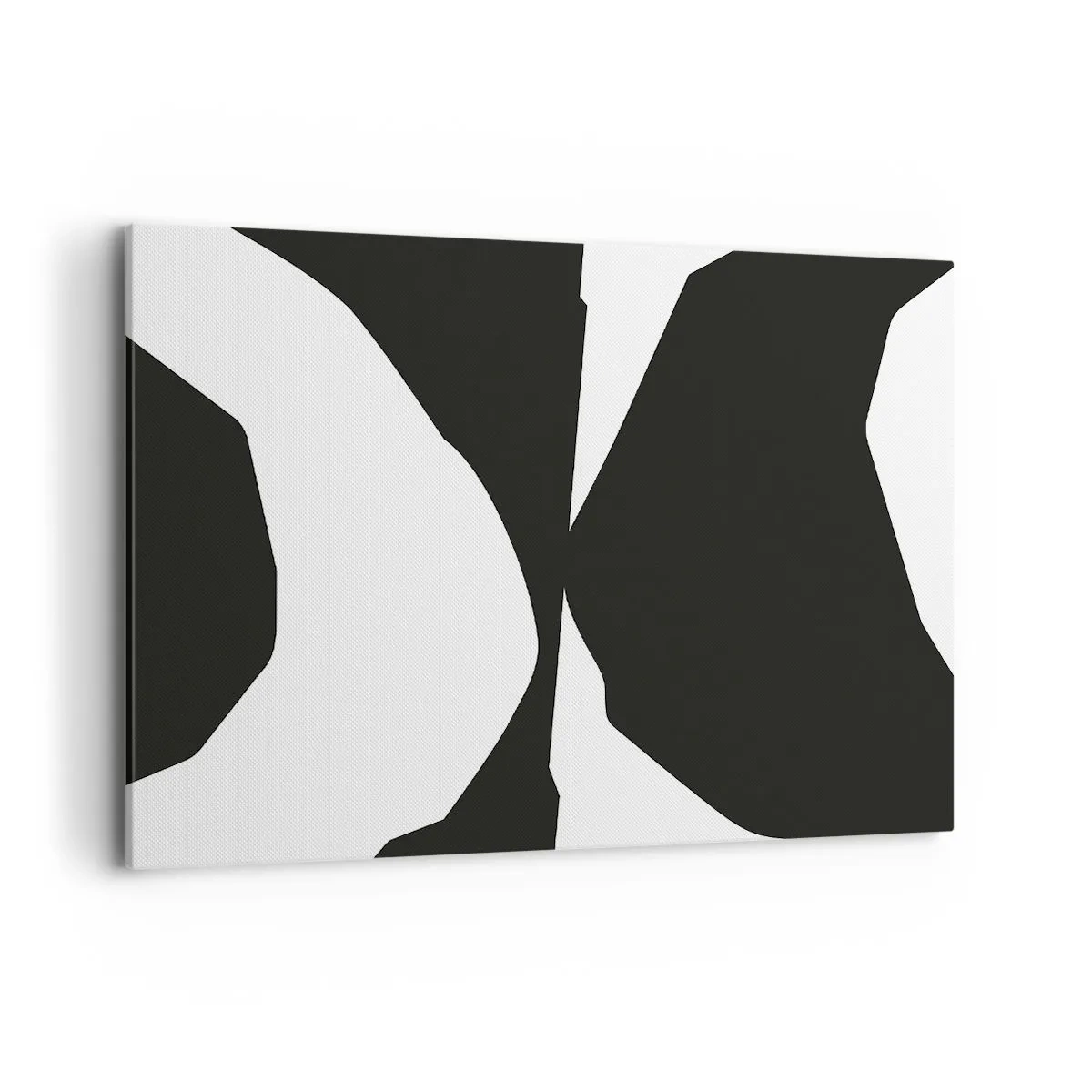 Schilderen op canvas - Positief – negatief - 120x80 cm