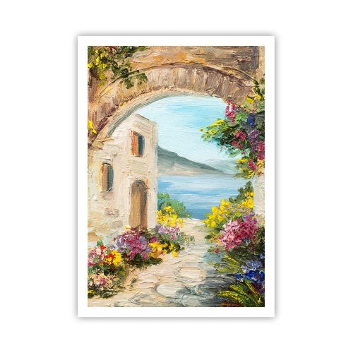 Poster - De charme van een kustprovincie - 70x100 cm