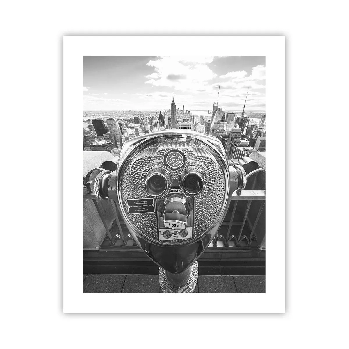 Poster - Stad boven de steden - 40x50 cm